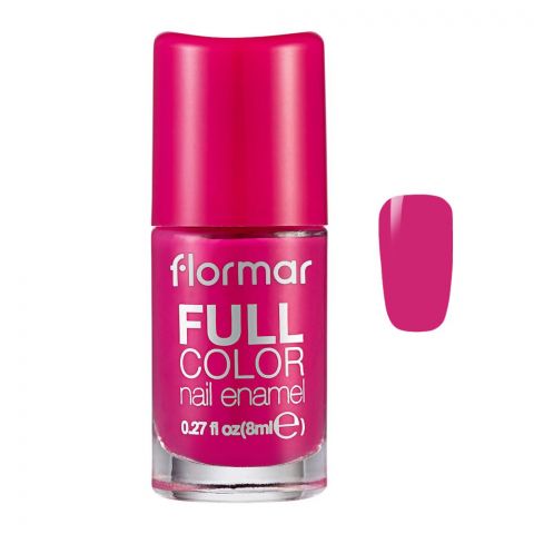 Flormar Full Color Nail Enamel, FC51 Funky Magenta, 8ml