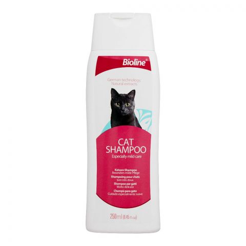 Bioline Cat Shampoo, Mild Care, 250ml