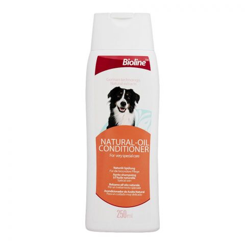 Bioline Natural Oil Conditioner, For Dogs, 250ml