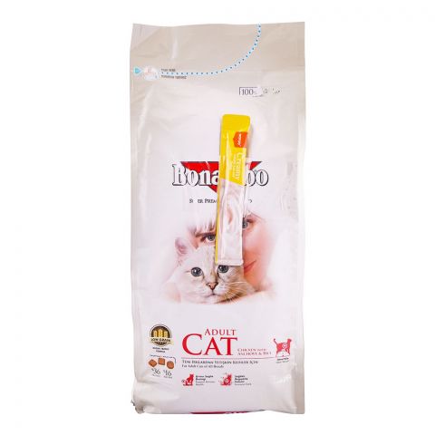BonaCibo Chicken With Anchovy & Rice Adult Cat Food, 2kg