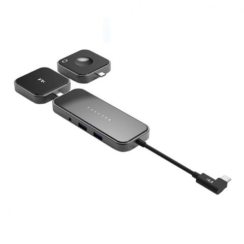Feeltek Jet Glass 8-In-1 USB-C Wireless Charging Lego Hub