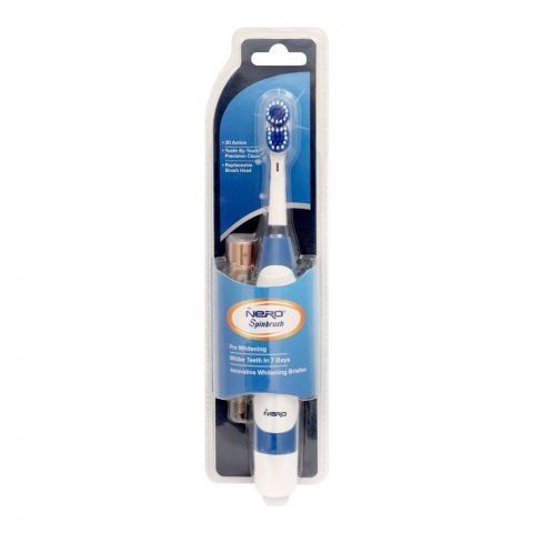 Nero Pro Whitening Spinbrush Electric Toothbrush, Blue, SB-202