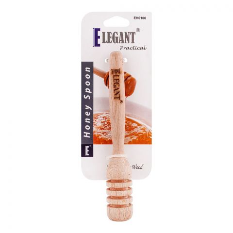 Elegant Wood Honey Dispenser, EH0106