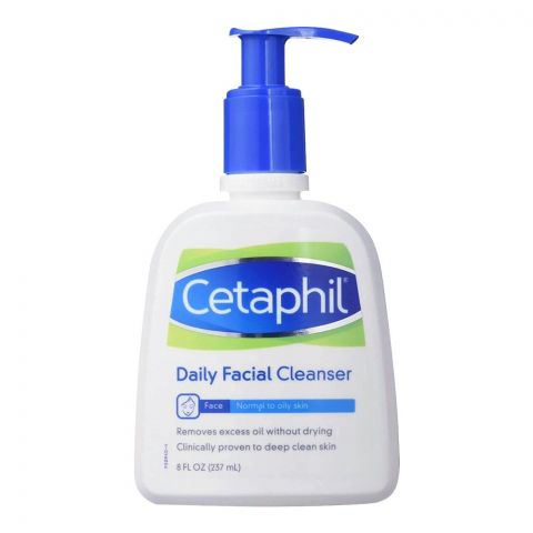 Cetaphil Daily Facial Cleanser, Normal To Oily Skin, 237ml
