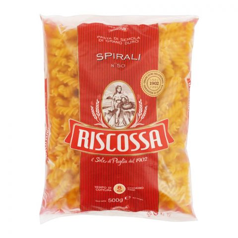 Riscossa Spirali Pasta, No. 50, 500g