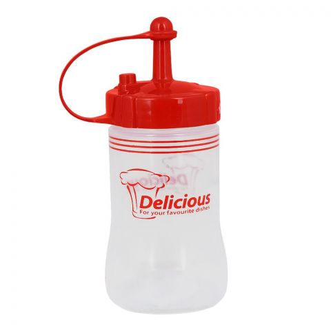 Lion Star Plastic Bistro Sauce Keeper, 300ml Capacity, Red, TS-49