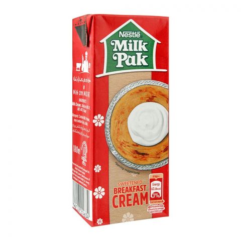 Milkpak Sweetened Breakfast Cream, 180ml