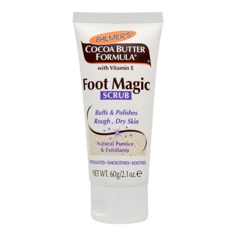 Palmer's Cocoa Butter Foot Magic Scrub, Buffs & Polishes Rough & Dry Skin, 60g