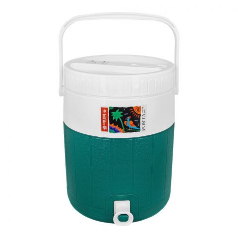 Lion Star Porta Drink Jar, Water Cooler, 8 liter Capacity, Green, D-28