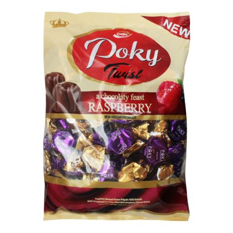 Cagla Poky Twist Raspberry Chocolate, Pouch, 1000g