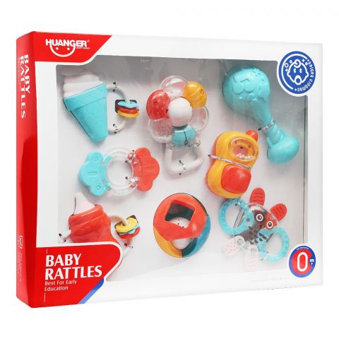 Huanger Baby Rattles, 0m+, 8 Pieces, HE0130