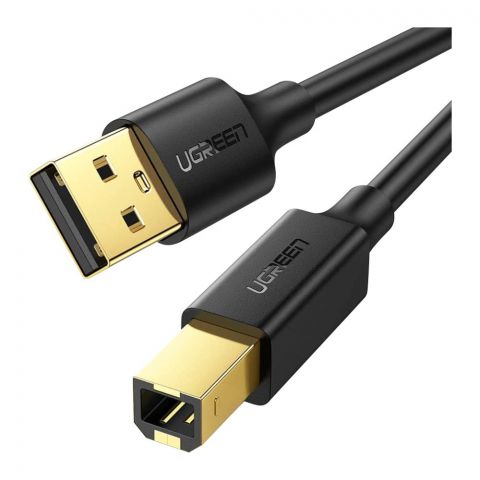 UGreen USB 3.0 AM To BM Printer Cable, 2M, Black, 10372
