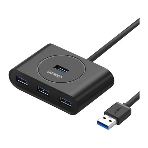 UGreen 4-Ports USB 3.0 Hub, Black, 20291
