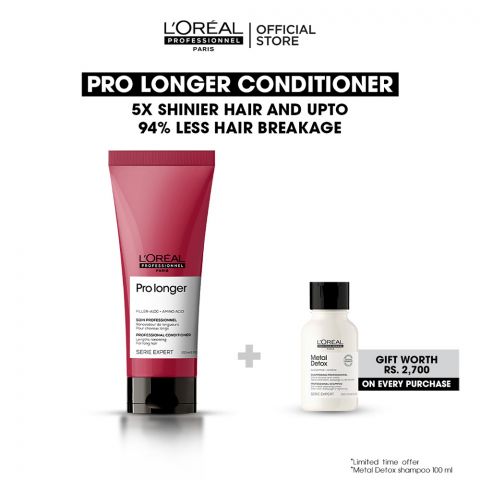 L'Oreal Professionnel Serie Expert Filler-A100 + Amino Acid Pro Longer Conditioner, 200ml