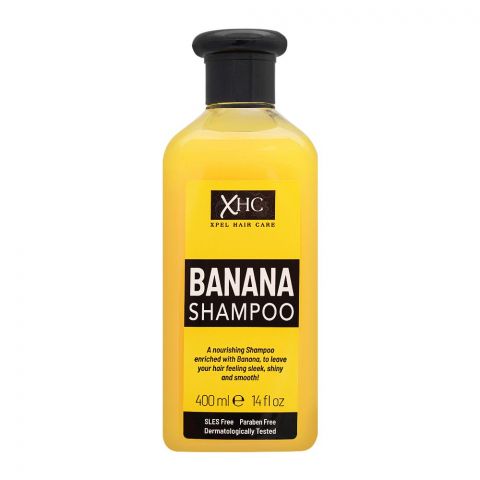 XHC Banana Nourishing Hair Shampoo, Paraben & SLS Free, 400ml