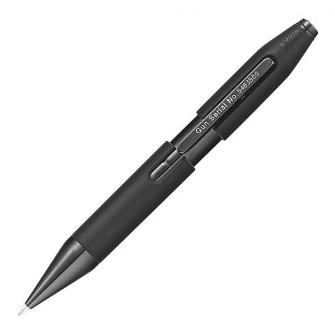 Cross X Liberty United Collector's Edition Carbon Black Roller Ball Pen With Black Appointments, AT0725-10