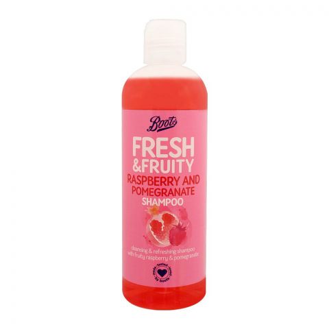 Boots Fresh & Fruity Raspberry And Pomegranate Shampoo, 500ml
