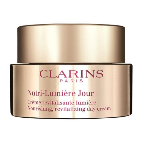 Clarins Paris Nutri-Lumiere Jour Nourishing Revitalizing Day Cream, 50ml