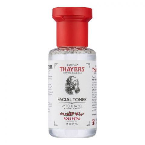 Thayers Witch Hazel Rose Petal Facial Toner, Alcohol Free, 89ml