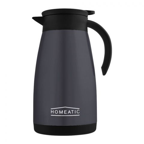 Homeatic Steel Vacuum Thermos, Blue, 1.2L, KB-607