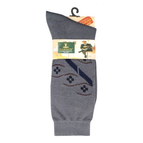 Dawsons Multi Design Socks, Grey
