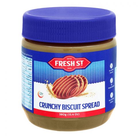 Fresh Street Crunchy Biscuit Spread, 380g