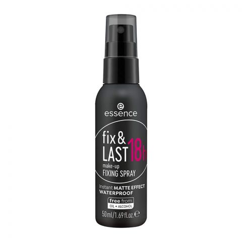 Essence Fix & Last 18H Make-up Fixing Spray, Oil & Alcohol Free