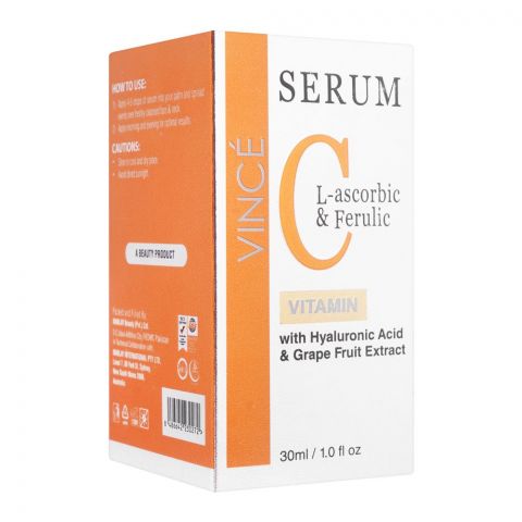 Vince Vitamin C L-Ascorbic & Ferulic Serum, 30ml