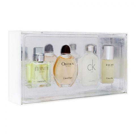 Calvin Klein Mini Perfumes Set For Men, 4-Pack