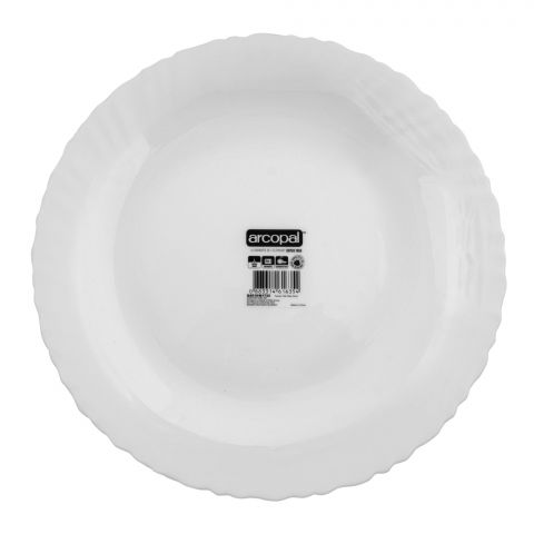 Luminarc Arcopal White Dinner Plate Q4510, 6-Pack