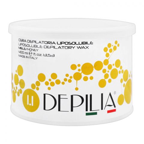 Depilia Honey 1.1 Liposoluble Depilatory Wax, 400ml