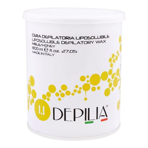Depilia Honey 1.1 Liposoluble Depilatory Wax, 800ml