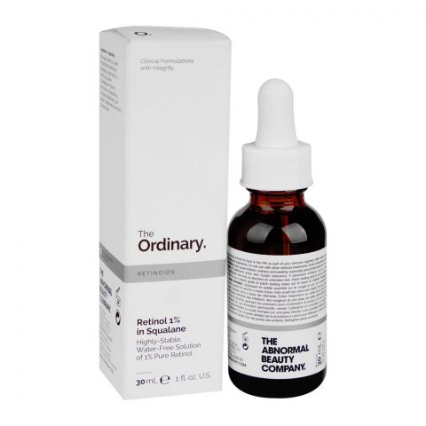 T.O. Retinol 1% In Squalene Serum, Anti-Aging, For All Skin Types, 30ml