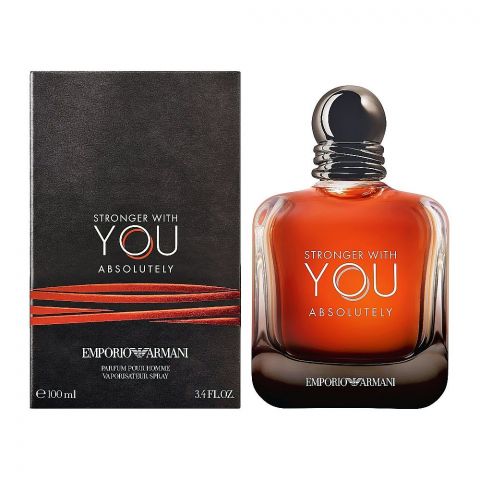 Giorgio Arman Stronger With You Absolutely Pour Homme Eau De Parfum, Fragrance For Men, 100ml