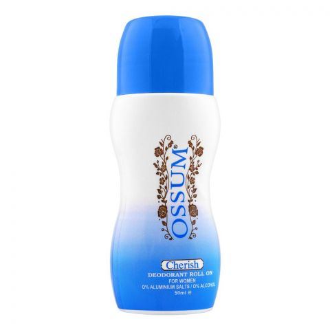 Ossum Cherish Deodorant Roll On, For Women, 50ml