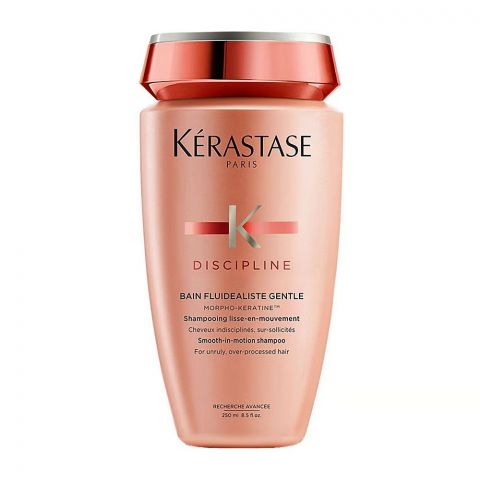 Kerastase Discipline Bain Fluidealiste Gentle Shampoo, For Damaged and Over-Processed Hair, 250ml