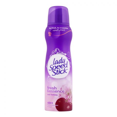 Lady Speed Stick Fresh & Essence Cool Fantasy Deodorant Spray, 150ml