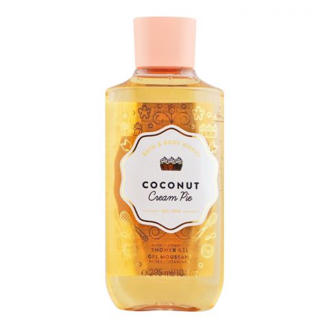 Bath & Body Works Coconut Cream Pie Aloe + Vitamin E Shower Gel, 295ml