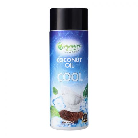 Organico Coconut Oil, Cool, 200ml, Bottle
