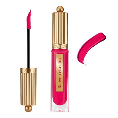 Bourjois Rouge Velvet Ink Liquid Lipstick, 07 Fushia Cha Cha