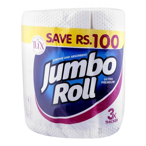 Tux Jumbo Roll Tissue, 3x Thicker