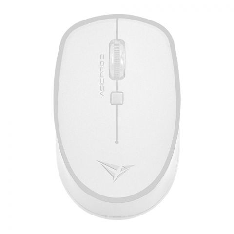 Alcatroz Asic Pro 2 USB High Performance Optical Mouse, White/Grey