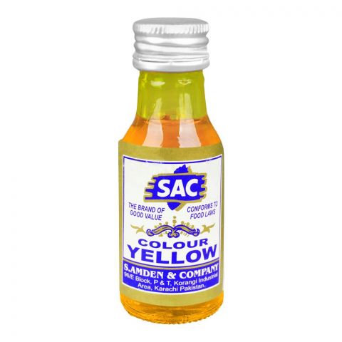 Sac Yellow Food Colour