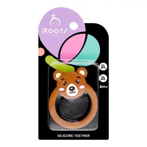 Roots Natural Silicone Teether, Beer, 6m+, T0005