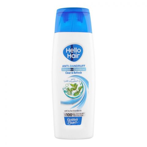 Golden Pearl Hello Hair Anti-Dandruff Shampoo + Conditioner, 190ml