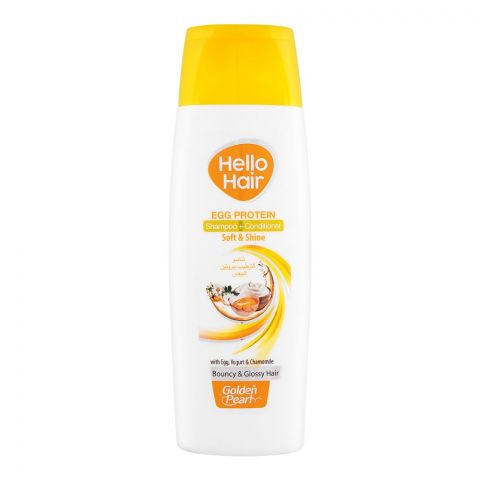 Golden Pearl Hello Hair Egg Protein Shampoo + Conditioner, 190ml