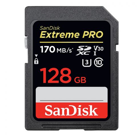 Sandisk Extreme Pro SDXC UHS-1 Card, 128GB