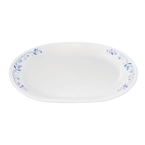 Corelle Livingware Provincial Blue Serving Platter, 12.25 Inches, 6021578