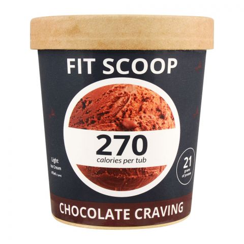 Fit Scoop Chocolate Craving Light Ice Cream, 475ml