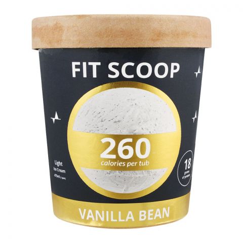 Fit Scoop Vanilla Bean Light Ice Cream, 475ml
